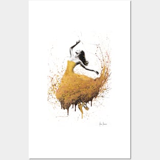 Golden Gravity Ballet Posters and Art